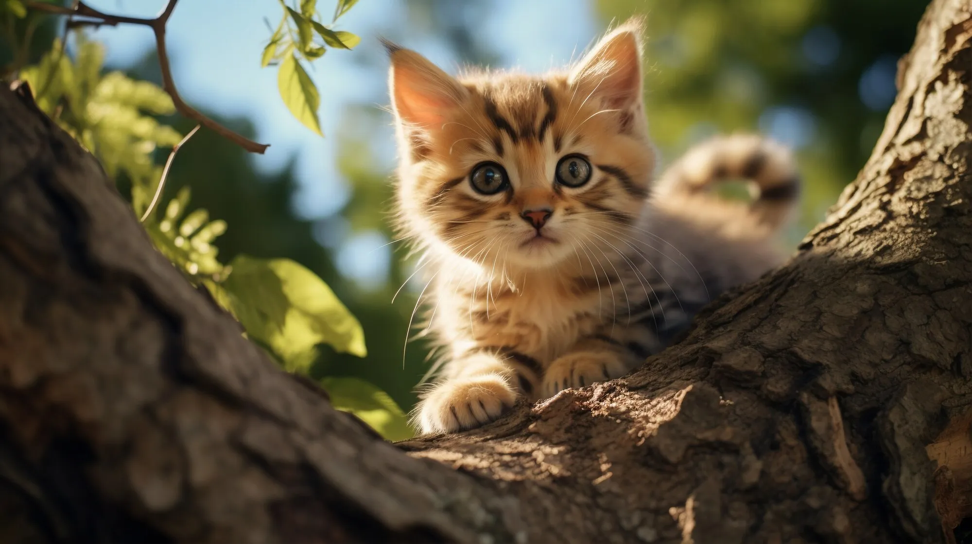 Puun vangitseminen: miksi kissat eivät aina pääse alas puusta?